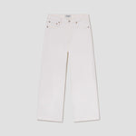 AGOLDE Harper Crop Jeans in White Wash