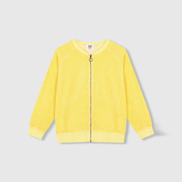 BEATRIZ FUREST Riva Zip Up Cardigan in Yellow