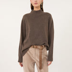 WEEKEND MAX MARA WKDElegia Cashmere High Neck Sweater in Hazelnut