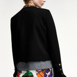 ESSENTIEL ANTWERP Kinetic Fringed Jacket in Black