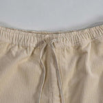 Beach Horizon Cord Shorts in Ivory