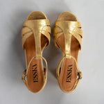 ESSKA Charlie Heels in Gold Neptune
