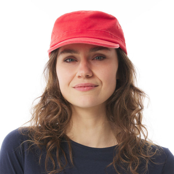MOUSQUETON Sailor Cap in Red Pepper