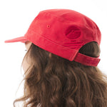 MOUSQUETON Sailor Cap in Red Pepper
