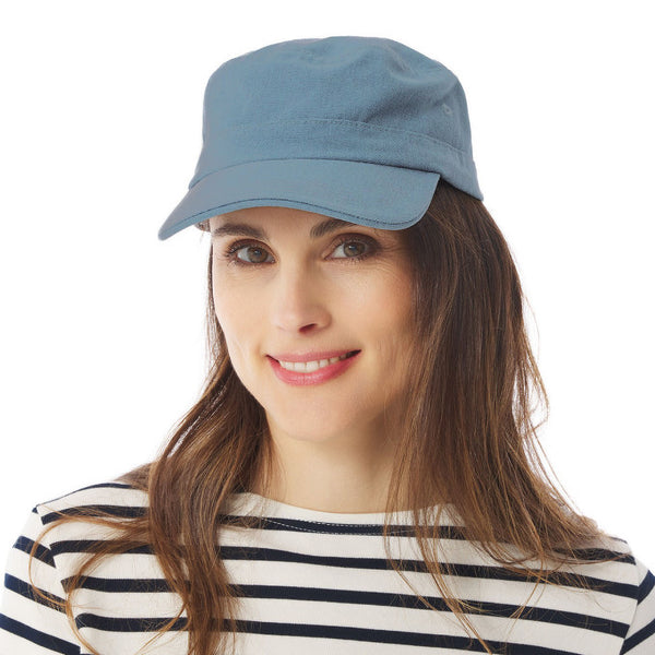 MOUSQUETON Sailor Cap in Provencal Blue