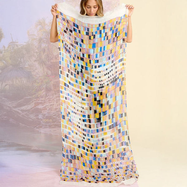 STORIATIPIC Brigite Scarf in Brown