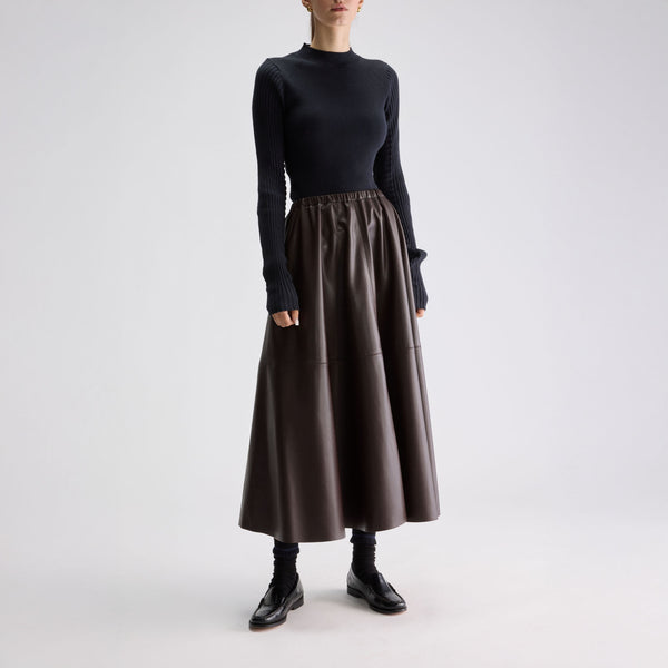 BELLEROSE Hezra Skirt in Dark Roast
