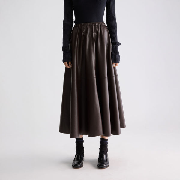 BELLEROSE Hezra Skirt in Dark Roast
