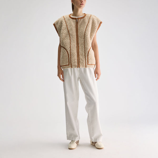 BELLEROSE Jandi Gilet in Beige