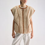 BELLEROSE Jandi Gilet in Beige