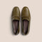 THE KEEP Rowan Heeled Loafers in Olive Green