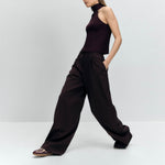ALOHAS Tb.490 Club Onix Patent Leather Sneakers in Deep Burgundy