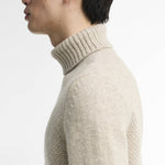 BARBOUR Northcliffe Submariner Roll Neck Jumper in Fog