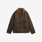 BARBOUR Macklow Wax Jacket in Bark