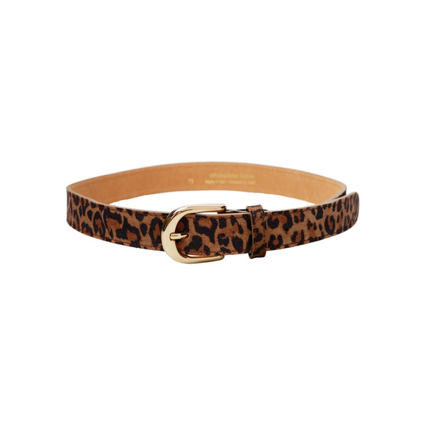 BLACK COLOUR BCSmilla Suede Belt in Taupe Leo