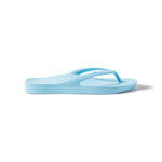 ARCHIES Arch Support Flip Flops in Sky Blue