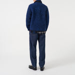 UNIVERSAL WORKS Lancaster Boucle Fleece Jacket in Blue