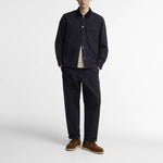 BARBOUR Ursula Canvas Trousers in Dark Navy