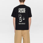 ANERKJENDT Akvillads Coffee Please T Shirt in Caviar