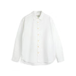 OLIVER SPENCER Atlanta Long Sleeve Shirt in Brecon White