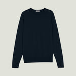 JOHN SMEDLEY Farhill Extra Fine Merino Wool Jumper in Midnight