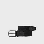 BILLYBELT Elastic Woven Belt in All Black