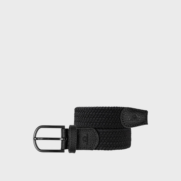 BILLYBELT Elastic Woven Belt in All Black