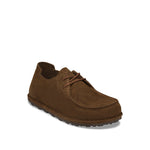 BIRKENSTOCK Utti Lace Suede Leather Shoes in Carafe