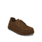 BIRKENSTOCK Utti Lace Suede Leather Shoes in Carafe
