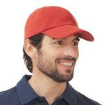 MOUSQUETON Capelo Canvas Baseball Cap in Orange