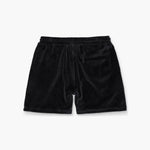 OAS Velour Shorts in Nearly Black