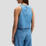 LEE Boxy Sleeveless Top in Companion Piece