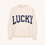 BY-BAR Lili Patchwork Sweater in Oyster Melee