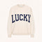 BY-BAR Lili Patchwork Sweater in Oyster Melee