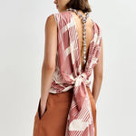 ESSENTIEL ANTWERP Jiscool Necklace with Drop Detail in Silver