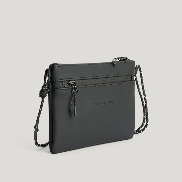 TRETORN Musette Waterproof Crossbody Bag in Black