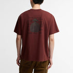 BARBOUR Ursula Fit Graphic T Shirt in Chestnut