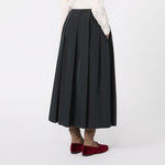 WEEKEND MAX MARA Inserimento - WKIEfebo Cotton-blend Taffeta Flared Skirt in Black
