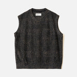 UNIVERSAL WORKS Sleeveless Deca Light Knitted Vest in Navy