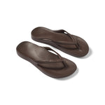 ARCHIES Arch Support Flip Flops in Brown
