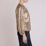 BERENICE Cyril L/S Blouse in Leopard Print