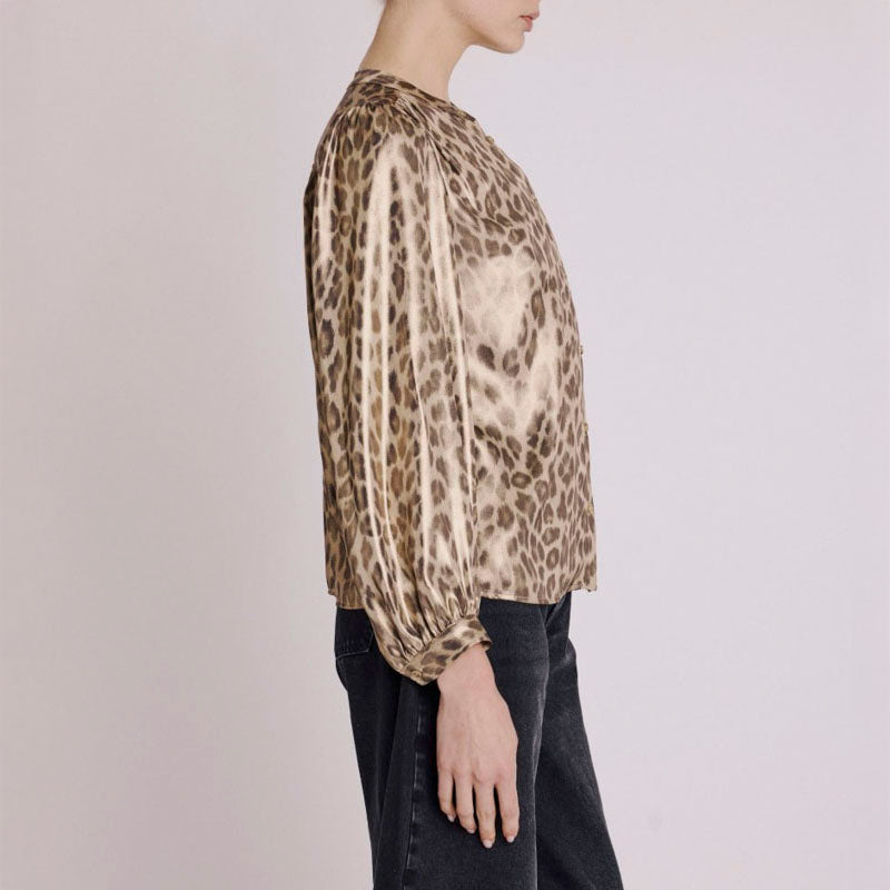 BERENICE Cyril L/S Blouse in Leopard Print