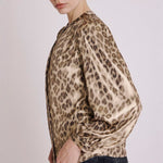 BERENICE Cyril L/S Blouse in Leopard Print
