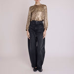 BERENICE Cyril L/S Blouse in Leopard Print