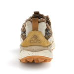 FLOWER MOUNTAIN Yamano 3 Unisex Suede/ Woolen/ Shearling Trainers in Brown/Cognac/Beige
