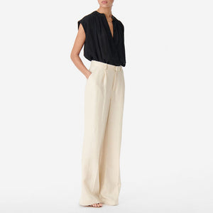 Cyrano Trousers in Beige/Ivory