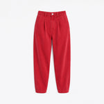 SOPHIE + LUCIE Sarga Boyfriend Jeans in Red