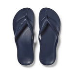 ARCHIES Arch Support Flip Flops in Navy