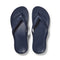 ARCHIES Arch Support Flip Flops in Navy