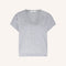 BY-BAR Sil V Neck Jumper in Grey Melee